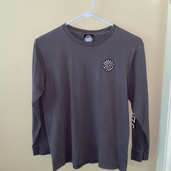 Tops - santa cruz grey long sleeve